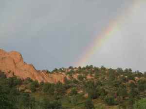 rainbow in mountains | Copyright Patricia Belleno